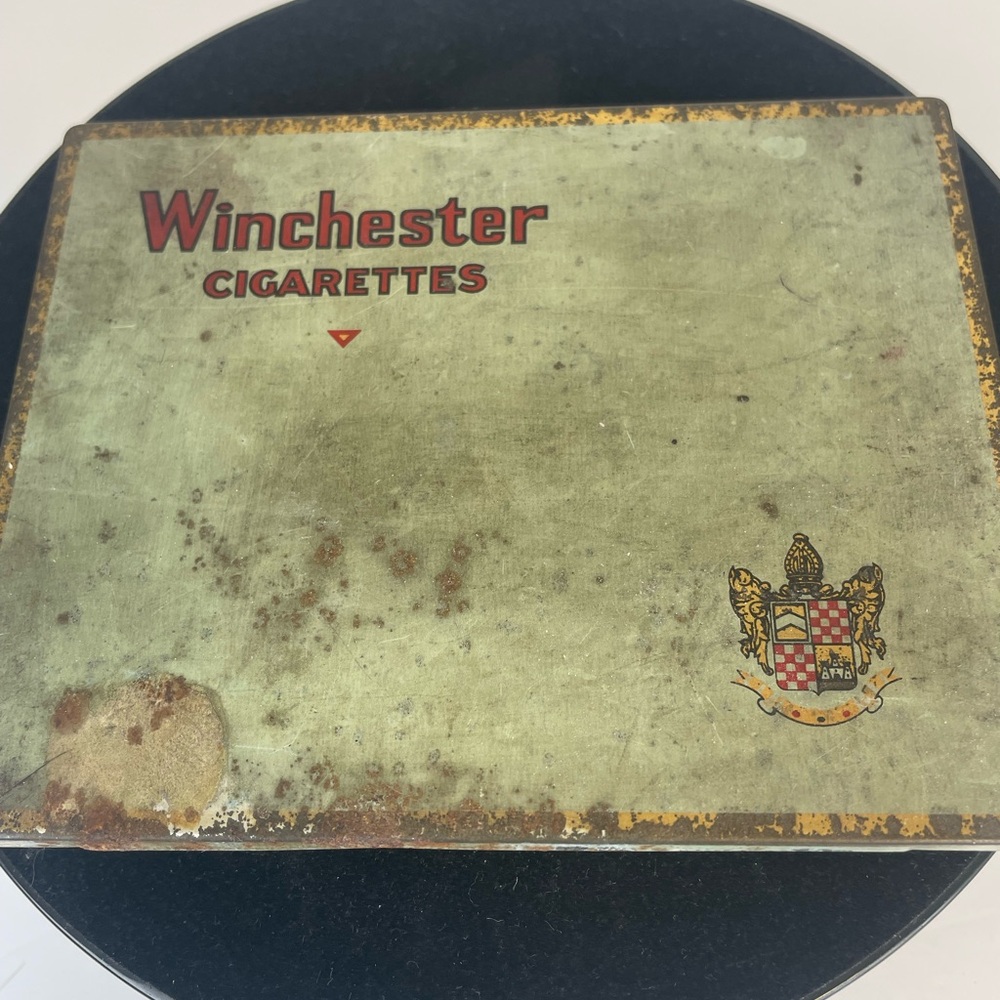 Winchester Cigarettes Vintage Tin
